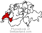 Swiss Canton Map