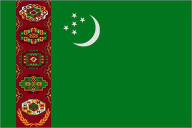 flag of Turkmenistan