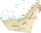 map of the UAE