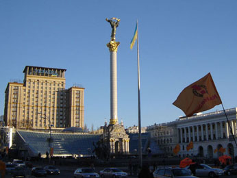 Kiev (+380 44) , capital and largest city of Ukraine (population 2,700,000 people)