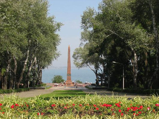 Shevchenko Park with view to the Black Sea