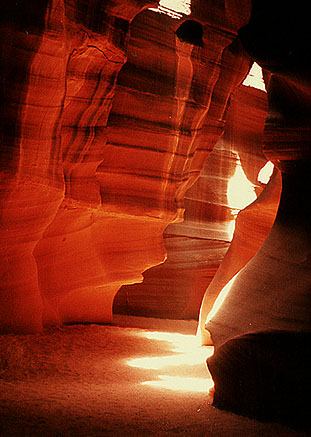 inside Antelope Canyon