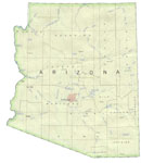 click on the map of Arizona