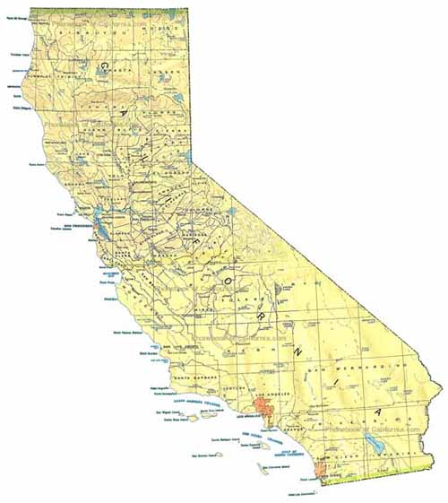 map of California