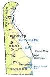 click on the map of Delaware