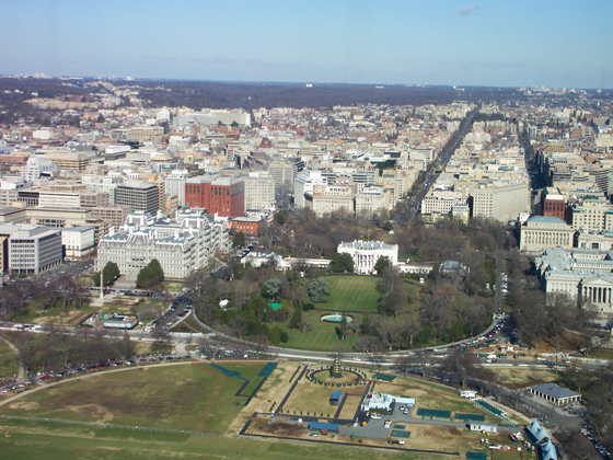 City of Washington with White House
