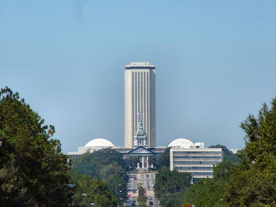 View on the Florida Capitol