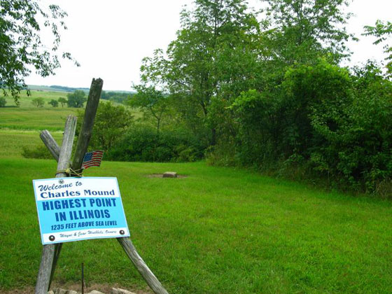 Charles Mount, highest Point of Illinois