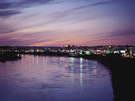 Sioux City at night
