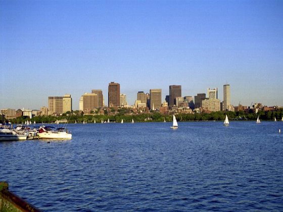 City of Boston from the Sea