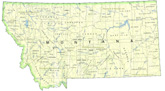 click on the map of Montana