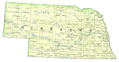 click on the map of Nebraska