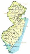 click on the map of New Jersey