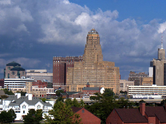 view on Buffalo City Hall