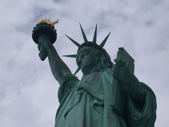 visit New York City (largest city of the USA and of the State of New York - 8,143,000 people)