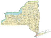 click on the map of New York