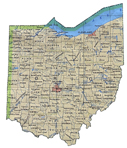 click on the map of Ohio