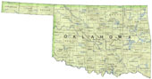 map of Oklahoma