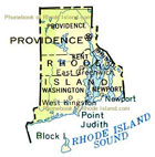 map of Rhode Island