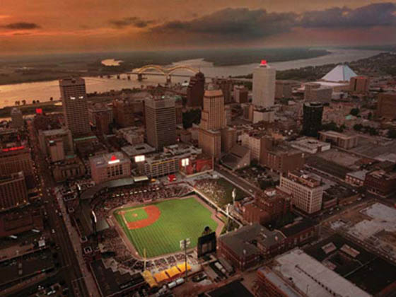 View over Memphis