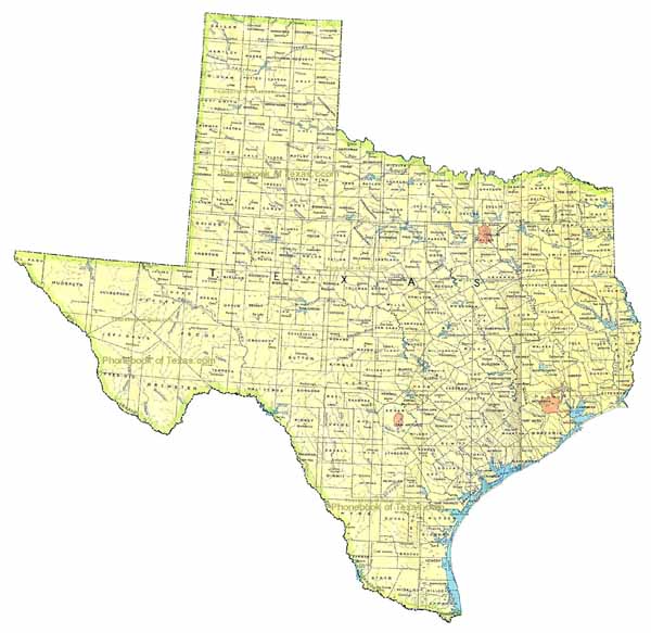 map of Texas