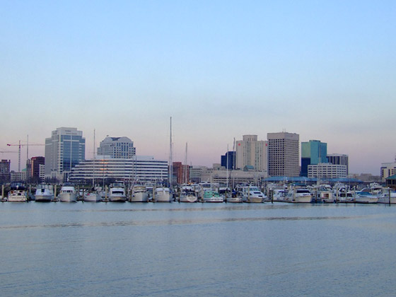 Norfolk skyline