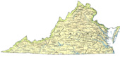 click on the map of Virginia
