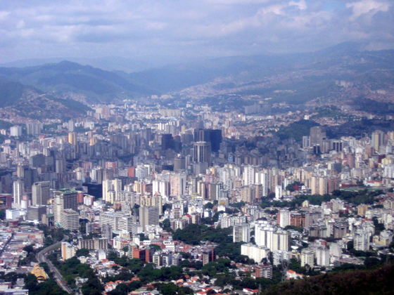 view over Caracas