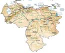 map of Venezuela