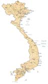 map of Vietnam