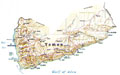 map of Yemen