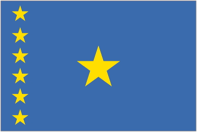 flag of the Democratic Republic of Congo